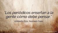 Número Cero, Umberto Eco